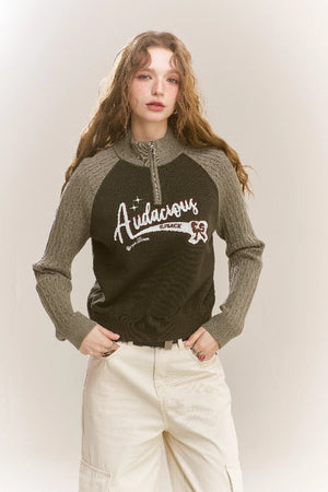 VILZSTUDIOS Slim Soft Raglan Sweater