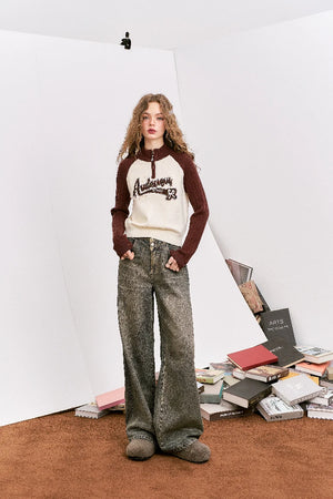 VILZSTUDIOS Slim Soft Raglan Sweater