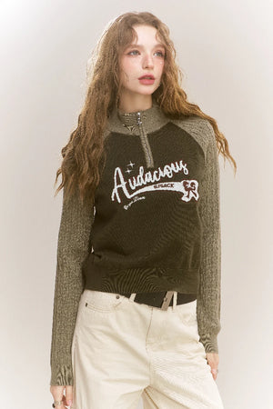 VILZSTUDIOS Slim Soft Raglan Sweater