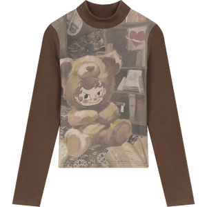 VILZSTUDIOS Retro Original Printed Long Sleeve Top