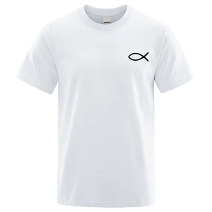 VILZSTUDIOS Graphic Fish Print T-Shirt