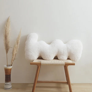 VILZSTUDIOS White 3D Cute Cushions