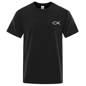 VILZSTUDIOS Graphic Fish Print T-Shirt