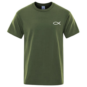 VILZSTUDIOS Graphic Fish Print T-Shirt