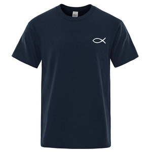 VILZSTUDIOS Graphic Fish Print T-Shirt