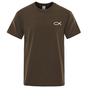 VILZSTUDIOS Graphic Fish Print T-Shirt