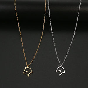 VILZSTUDIOS Stainless Steel Horse Necklace