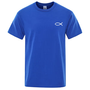 VILZSTUDIOS Graphic Fish Print T-Shirt
