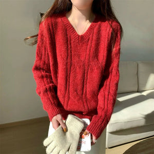 VILZSTUDIOS Cozy Oversized Festive Sweater