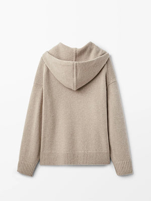 VILZSTUDIOS Stylish Wool Knitted Hoodie