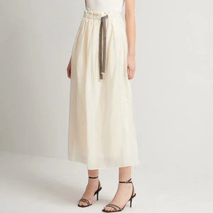 VILZSTUDIOS Elegant Luxury High Waist Irregular Skirt