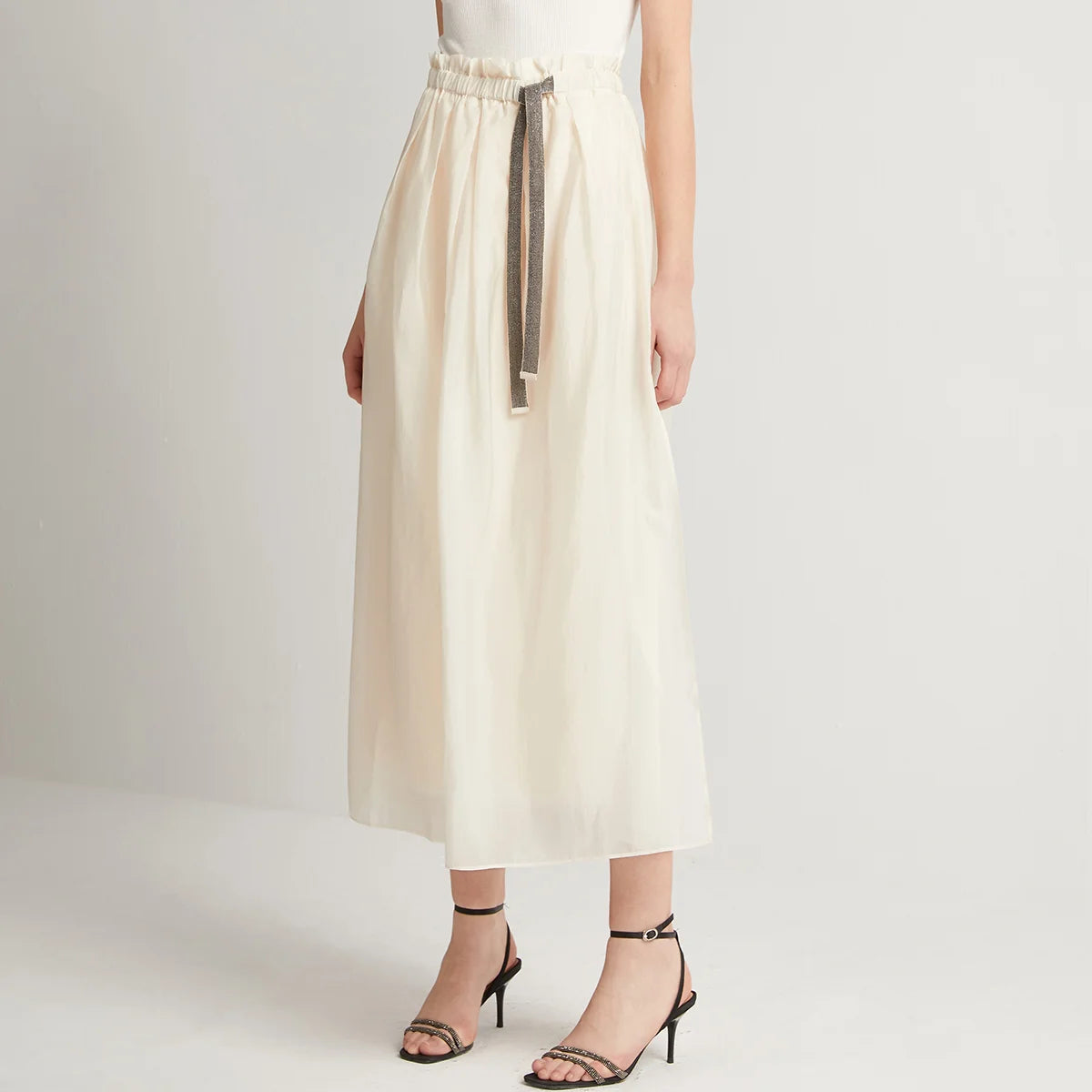 VILZSTUDIOS Elegant Luxury High Waist Irregular Skirt