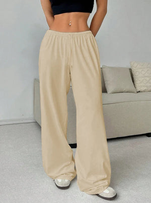 VILZSTUDIOS Comfy Loose Fit Elastic Waist Pants