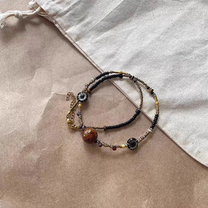 VILZSTUDIOS Elegant Natural Party Stone Necklace