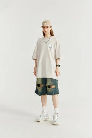 VILZSTUDIOS Luminous Glow-in-the-Dark Oversized T-Shirt