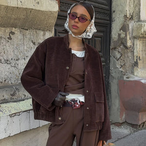 VILZSTUDIOS Cozy Velvet Jacket