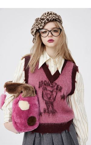 VILZSTUDIOS Jacquard Sweater Preppy Style Shirt