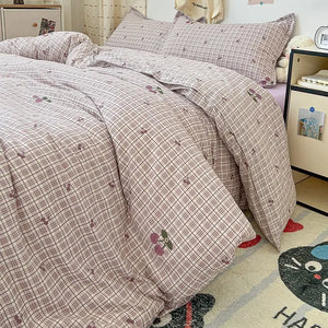 VILZSTUDIOS Elegant Floral Duvet Cover Bedding Set