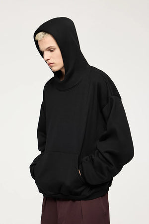 VILZSTUDIOS Thick Warm High Neck Fleece Hoodie
