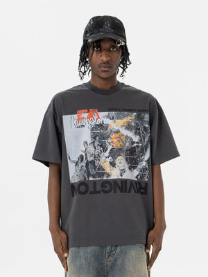 VILZSTUDIOS Vibrant Graphic Print T-Shirt