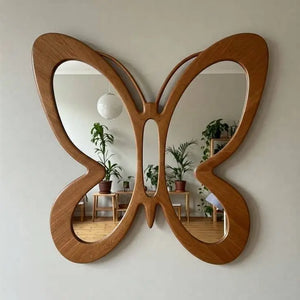VILZSTUDIOS Irregular Big Decorative Mirrors Retro Luxury Bedroom Wall Make Up Mirror Vanity Aesthetic Girls Espelho Room Decoration