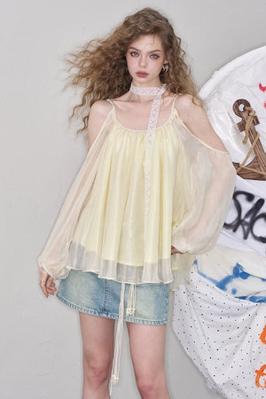 VILZSTUDIOS High Waist A-Line Denim Mini Skirt