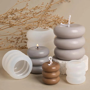 VILZSTUDIOS Silicone Donut Candle Mold for DIY
