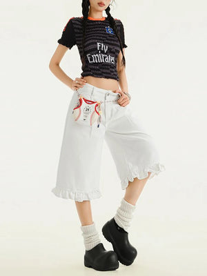 VILZSTUDIOS Retro Loose Wide Leg Denim Jeans