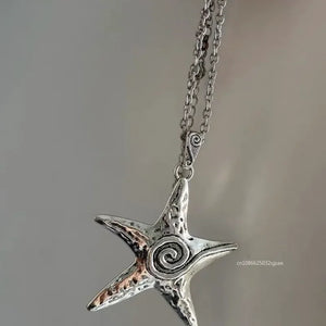 VILZSTUDIOS Big Metal Starfish Necklace