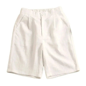 VILZSTUDIOS Comfy High Waist Linen Wide Shorts