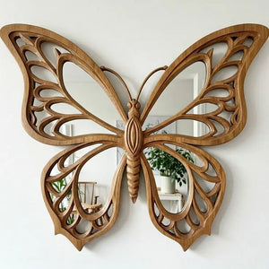 VILZSTUDIOS Irregular Big Decorative Mirrors Retro Luxury Bedroom Wall Make Up Mirror Vanity Aesthetic Girls Espelho Room Decoration