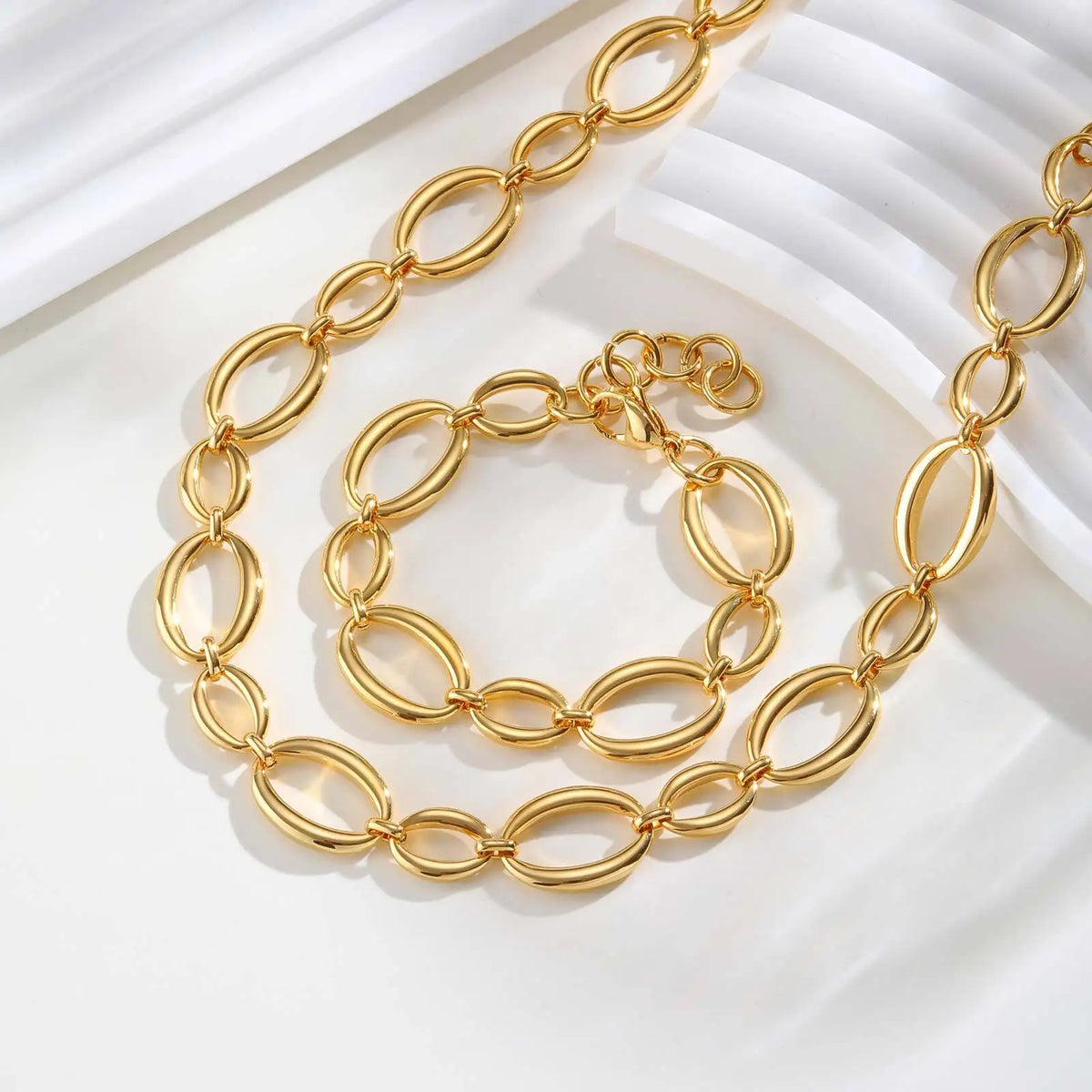 VILZSTUDIOS Stainless Steel Minimalist Chain Necklace