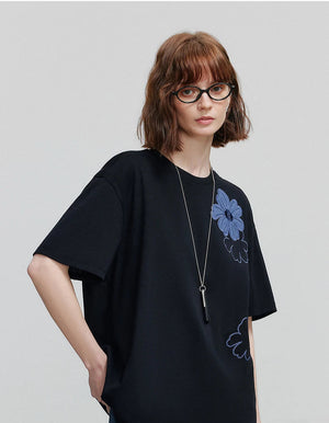 VILZSTUDIOS Stylish Short Sleeve Casual T-Shirt