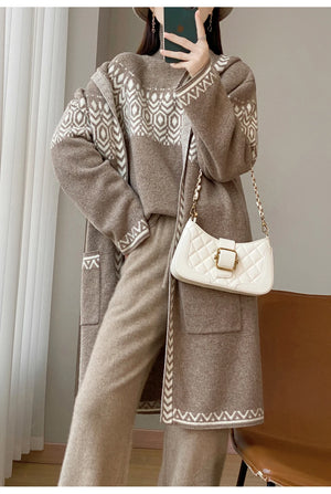 VILZSTUDIOS Warm Wool Hooded Coat
