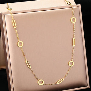 VILZSTUDIOS Stainless Steel Minimalist Necklace