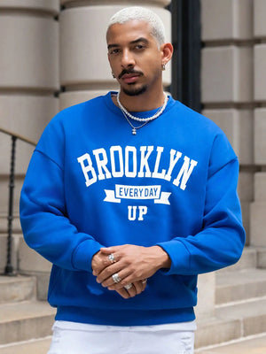 VILZSTUDIOS Brooklyn Round Neck Casual Sweater
