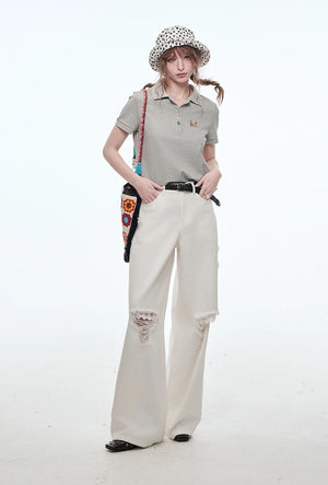 VILZSTUDIOS Classic Wide Leg Jeans