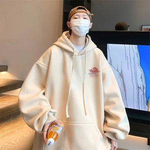 VILZSTUDIOS Letter Print Baggy Hoodie
