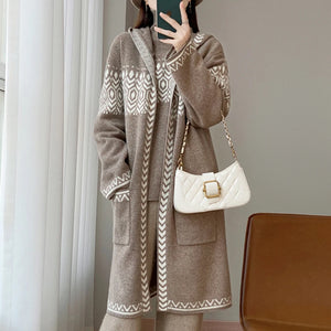 VILZSTUDIOS Warm Wool Hooded Coat