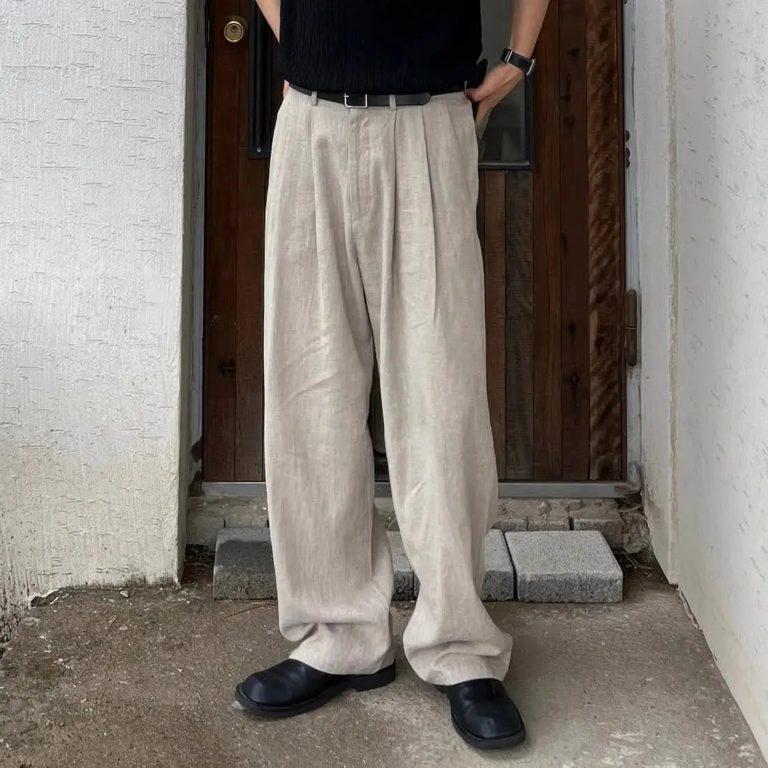 VILZSTUDIOS High End Classic Linen Pants