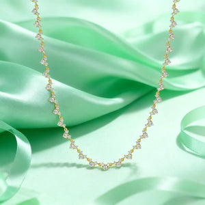 VILZSTUDIOS Triangle Shaped Zircon Necklace