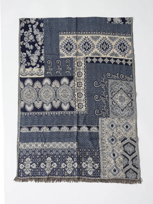 VILZSTUDIOS Jacquard Soft Warm Scarf