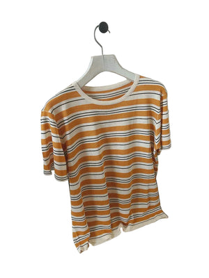 VILZSTUDIOS Elegant Multicolor Striped T-Shirt