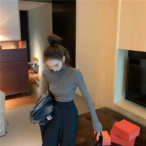 VILZSTUDIOS Warm Slim Fit Turtleneck Sweater