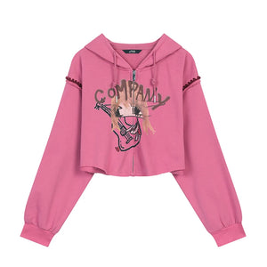 VILZSTUDIOS Original Graphic Cropped Hoodie