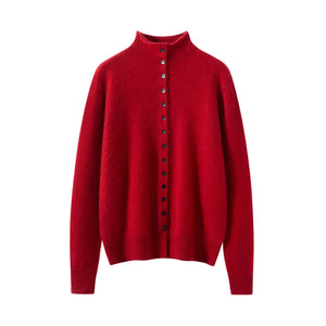 VILZSTUDIOS Luxurious Thick Knit Cashmere Cardigan