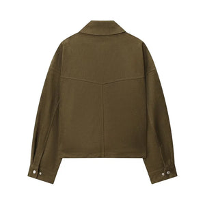VILZSTUDIOS Faux Leather Oversized Jacket