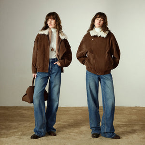 VILZSTUDIOS Retro Chenille Padded Jacket
