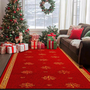 VILZSTUDIOS Luxurious Festive Red Rugs