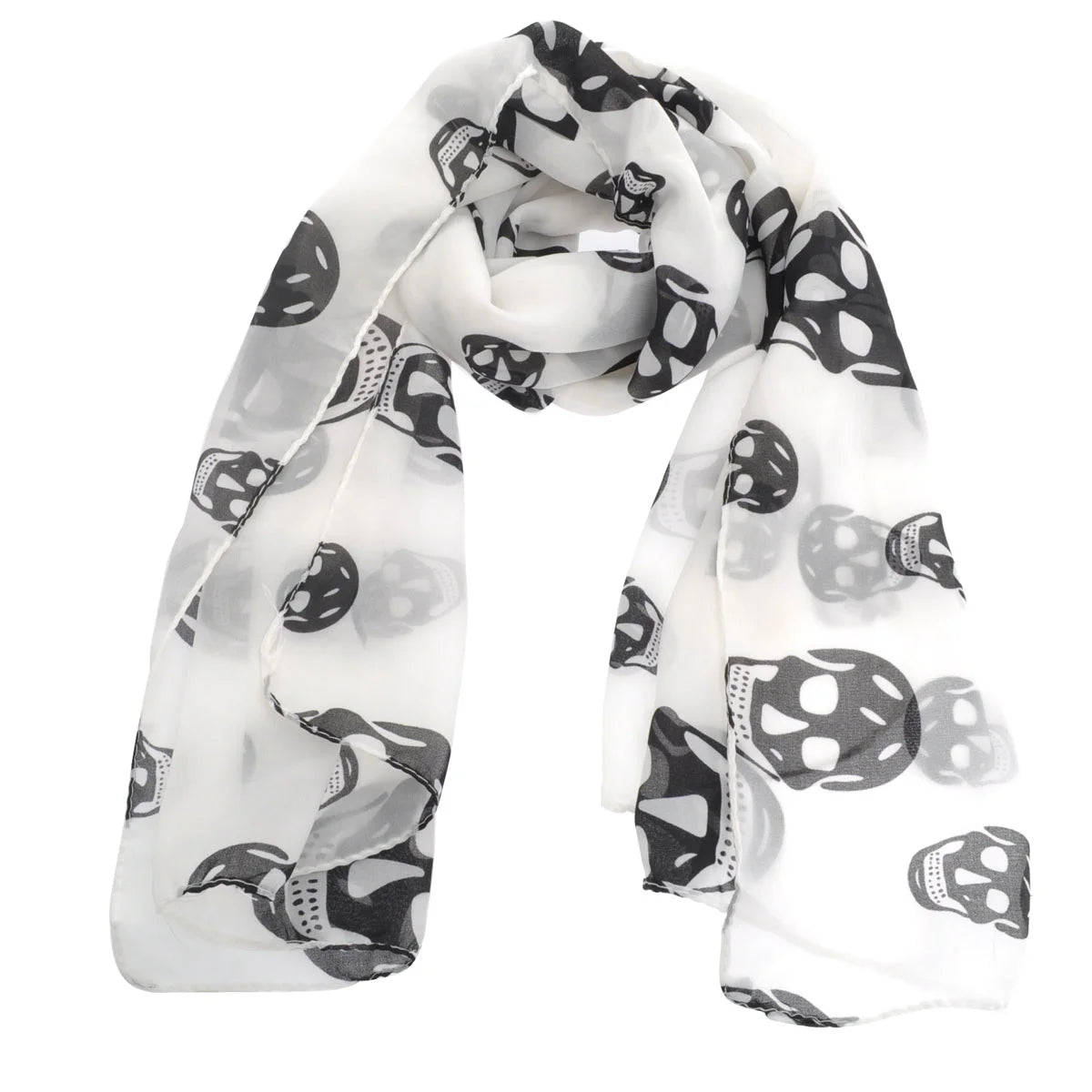 VILZSTUDIOS Casual Skull Scarf